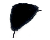 Black Fluffy Cat Ears Headband