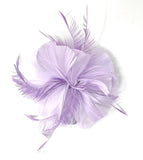 Lilac Feather Fascinator