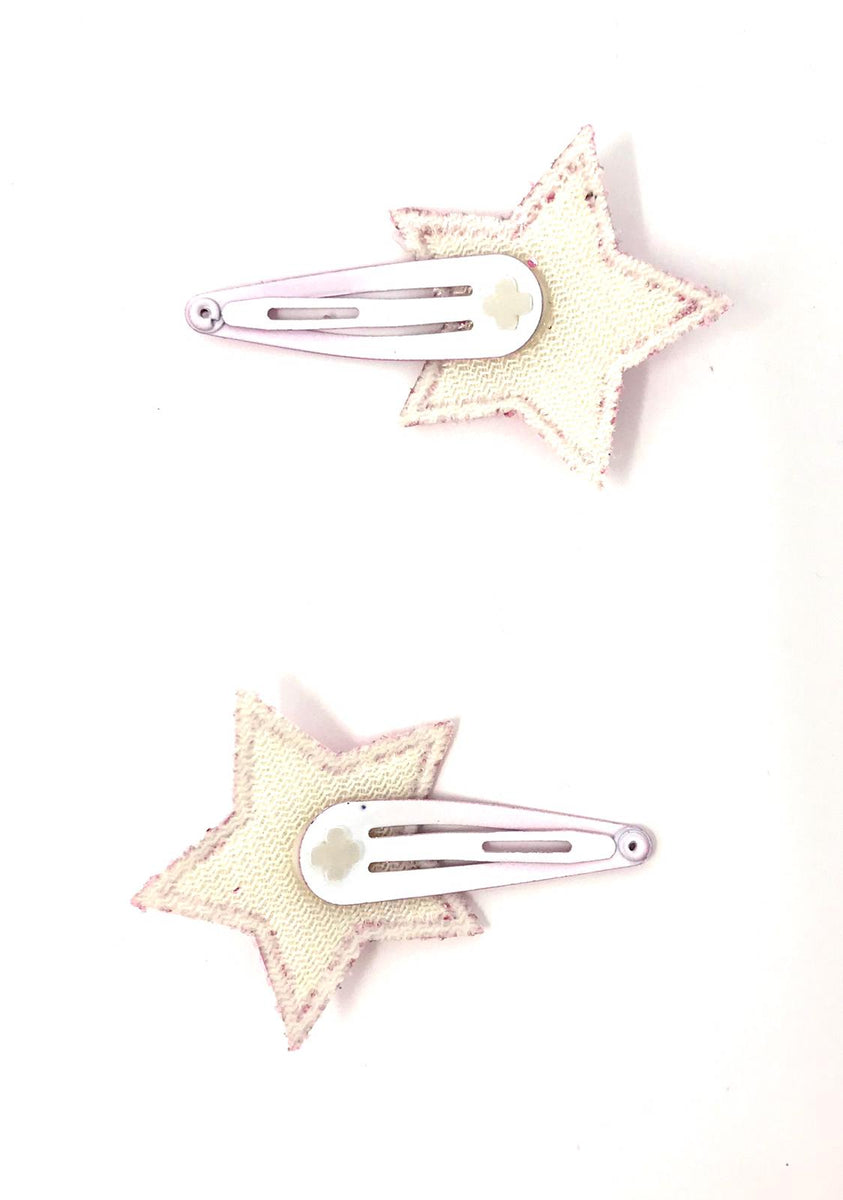 Pink Star Snap Clips - Set of 2 – Head Over Heels Hair Accessories