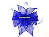 Royal Blue Feather Fascinator