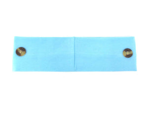 Sky Blue Elasticated Button Headband Ear Protector